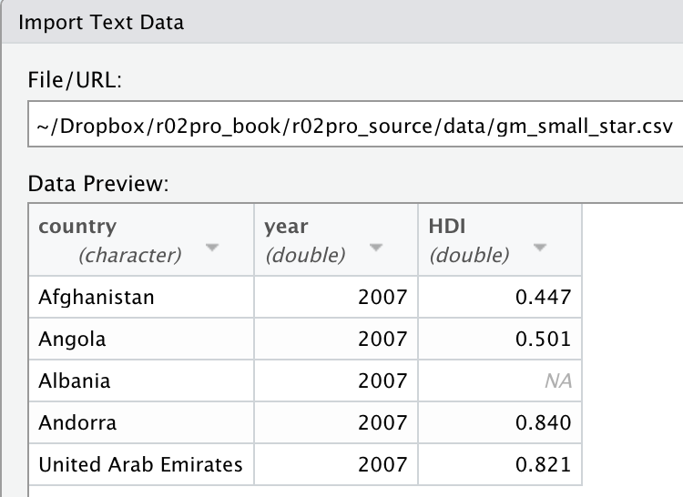 Data Preview (Star)